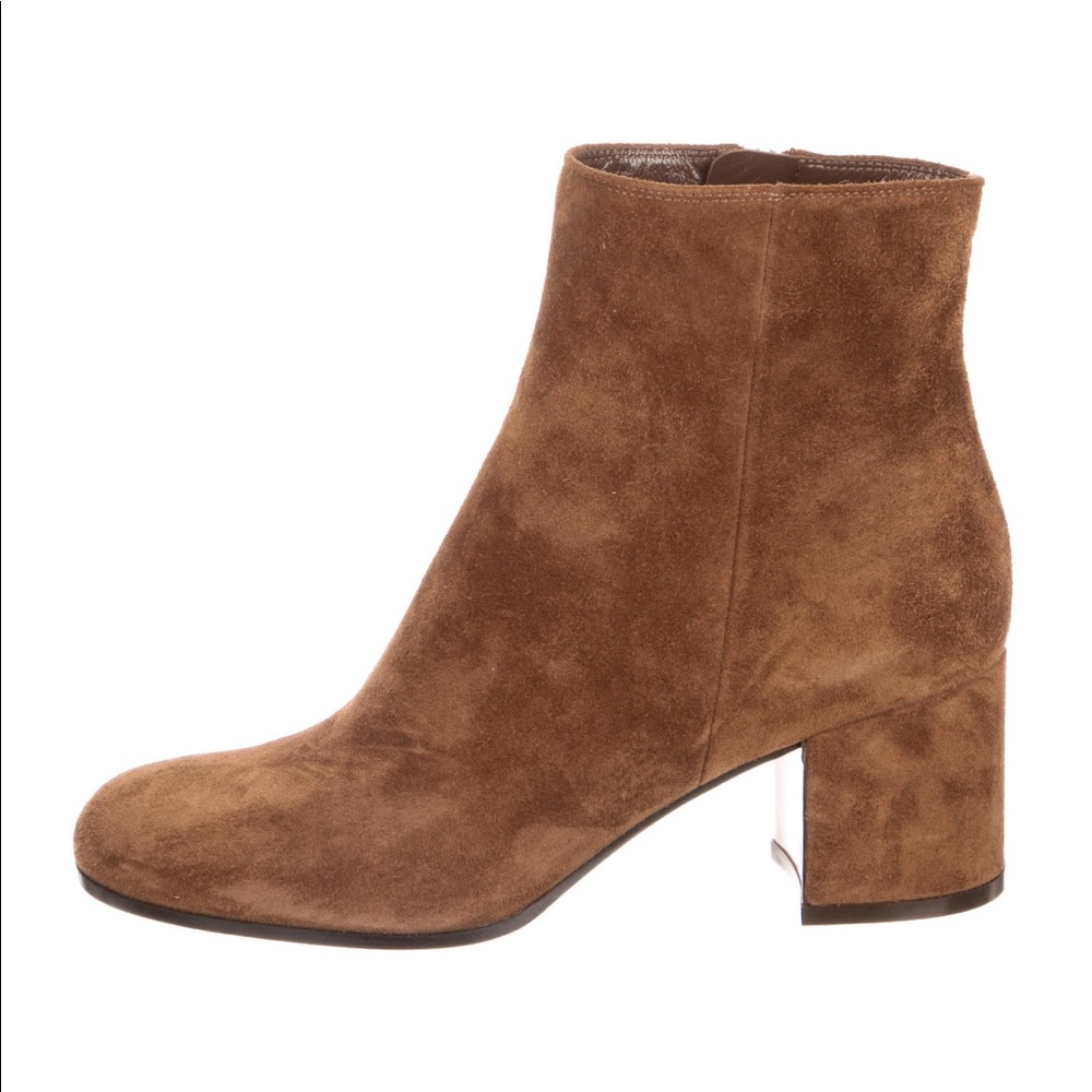 Gianvito Rossi Suede Ankle Boots